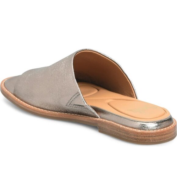 NEW SOFFT Leather Noble Comfort Slide Sandals bronze 254 3M7 - Picture 8 of 9